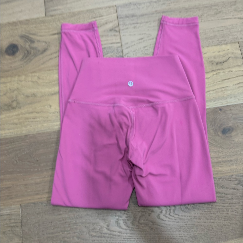Lululemon align HR pants PINK Rare!  25” Sz 4
